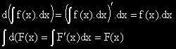 dF(x)=F'(x).dx